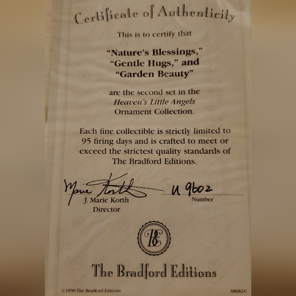 Heaven's Little Angels Ornament Collection - Picture 16 of 16